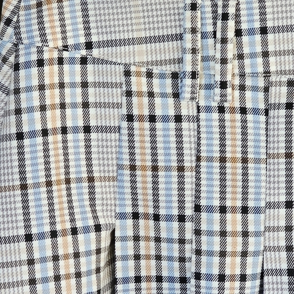 GLASSONS Plaid Pleated Mini Skirt Light Academia Size 14 - Picture 12 of 12